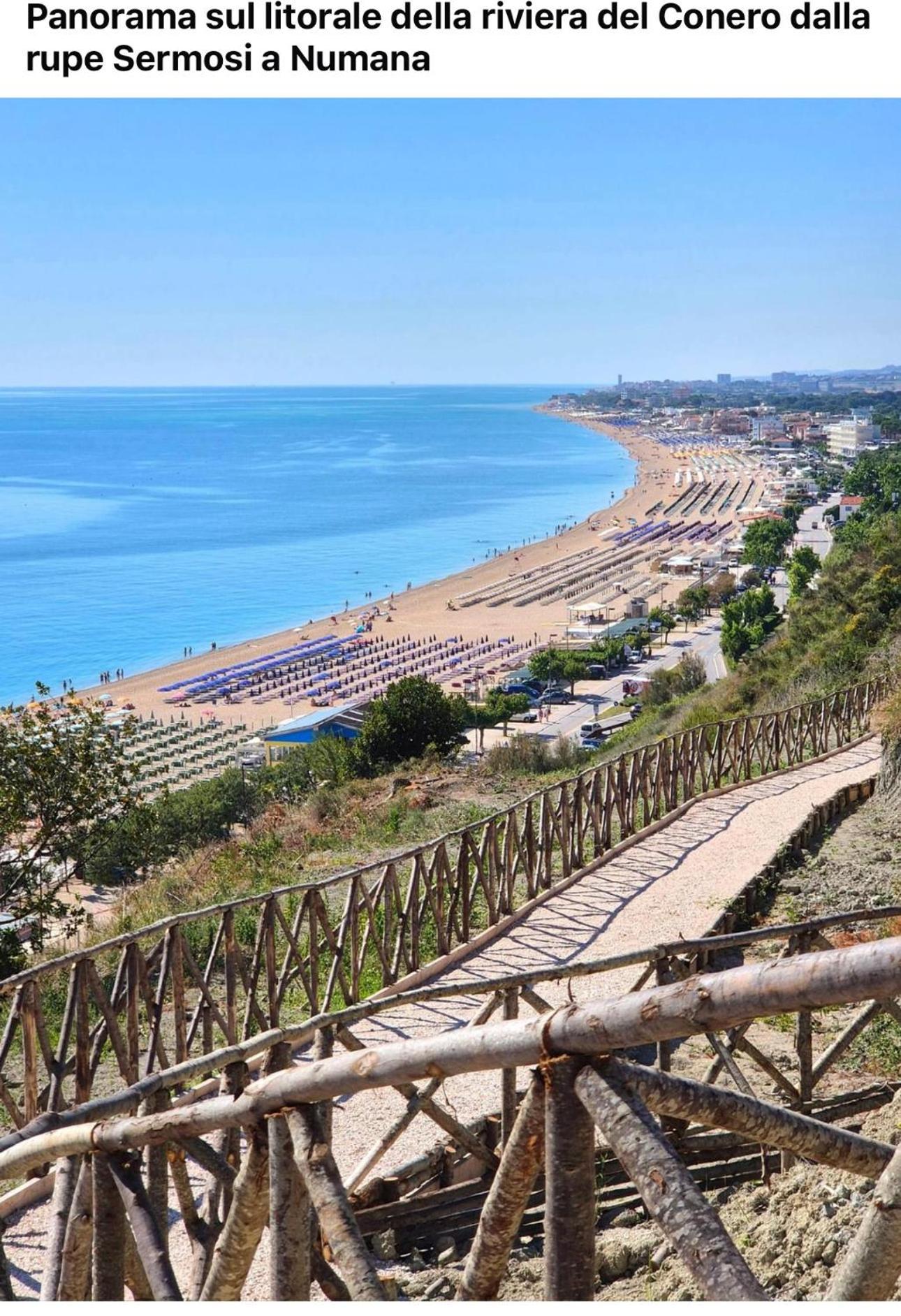 Ferienwohnung La Voce Del Mare Numana Exterior foto